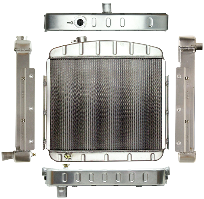 Northern Radiator 205122 Muscle Car Radiator - 22 3/4 x 22 1/2 x 3 1/8 - Truck Part Superstore