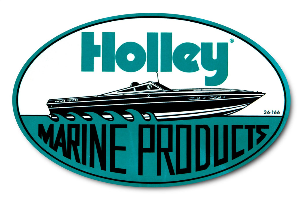 Holley 36-166 Decal; Marine; - Truck Part Superstore