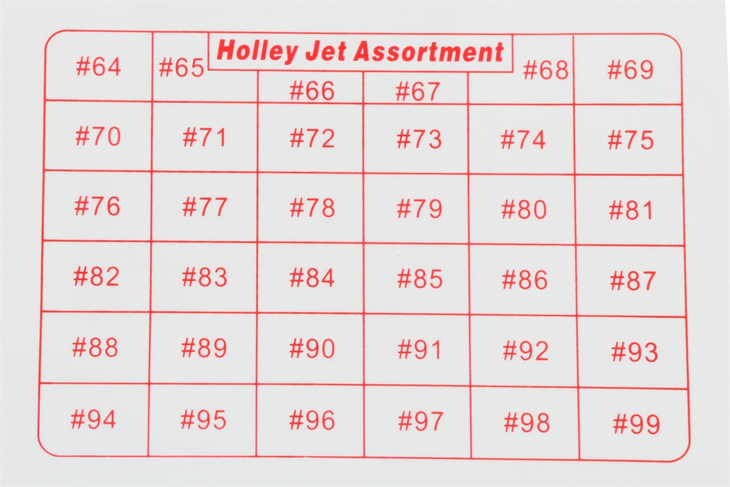 Holley 36-181 Jet Assortment Kit - Truck Part Superstore
