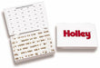 Holley 36-240 Air Bleed Assortment Kit; Fits w/4500 Dominator HP/4150 HP Carburetors; - Truck Part Superstore