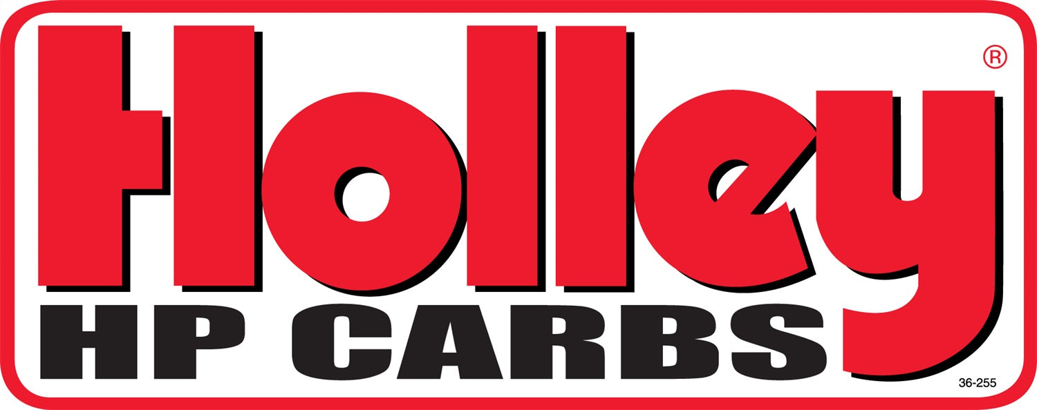 Holley 36-255 Decal; Holley HP Carbs; 36 Square in.; - Truck Part Superstore