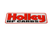 Holley 36-256 Decal; Holley HP Carbs; 32 Square in.; - Truck Part Superstore