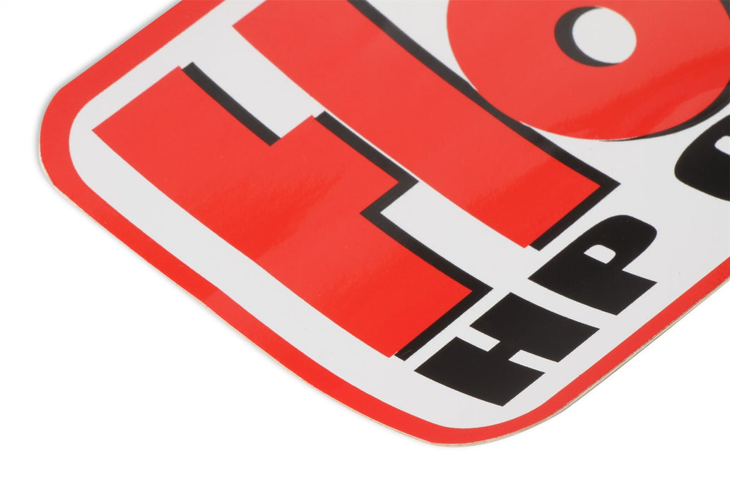 Holley 36-257 Decal; Holley HP Carbs; 26 Square in.; - Truck Part Superstore