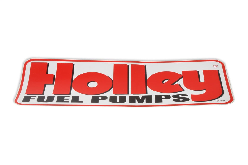 Holley 36-258 Decal; Holley Fuel Pumps; 36 Square in.; - Truck Part Superstore