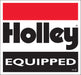 Holley 36-28 Decal; Reads Holley Equipped; Red/Black/White; - Truck Part Superstore