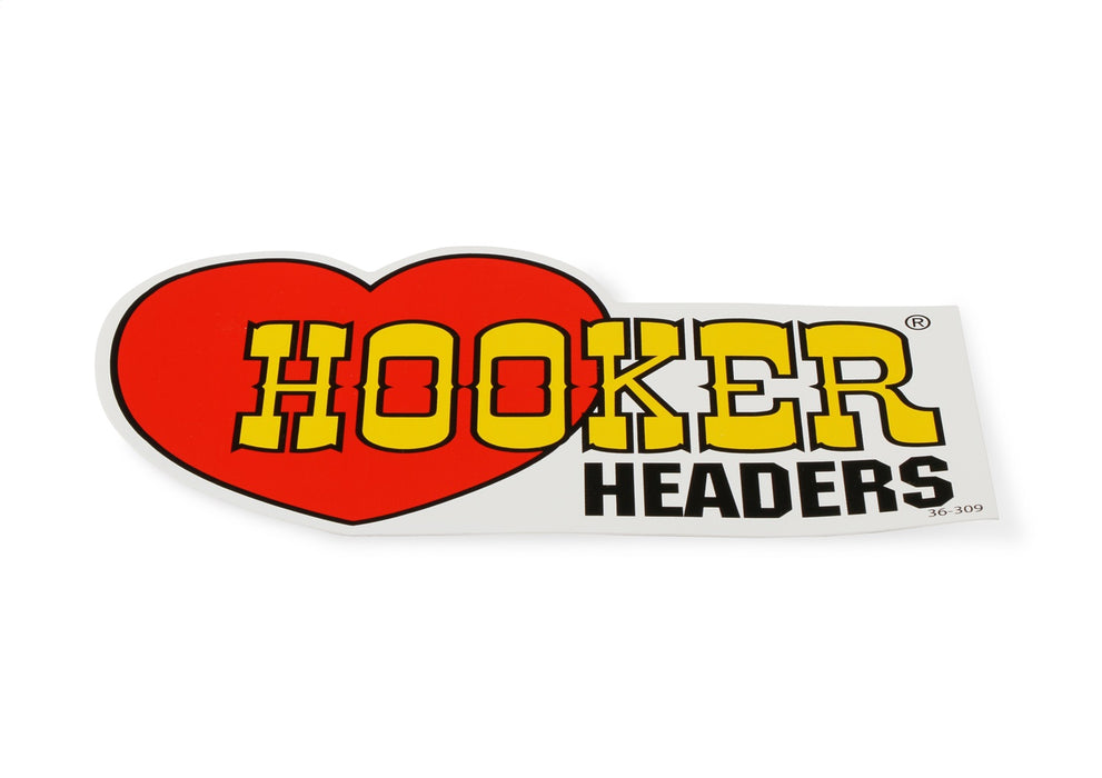 Hooker 36-309 Decal; Hooker Headers Logo; 36 in. Square; - Truck Part Superstore