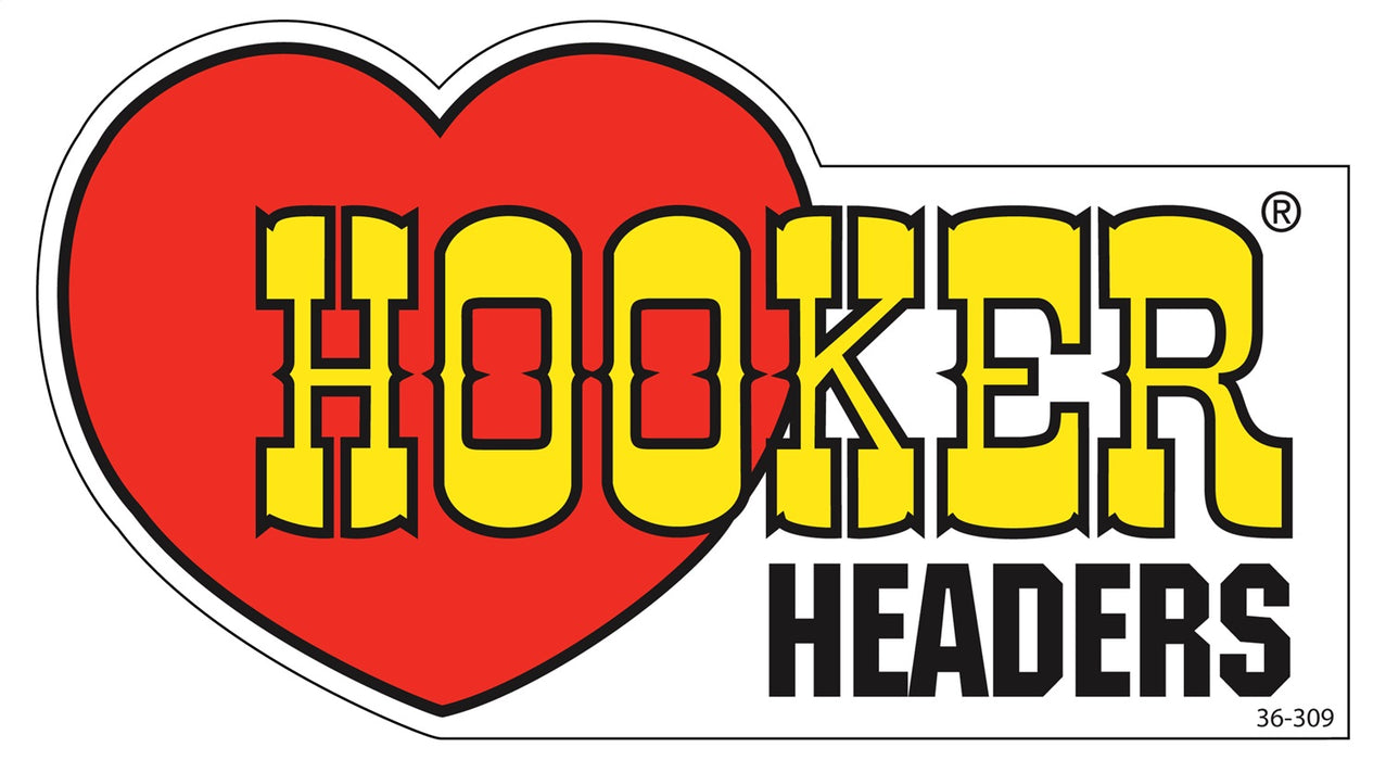 Hooker 36-309 Decal; Hooker Headers Logo; 36 in. Square; - Truck Part Superstore