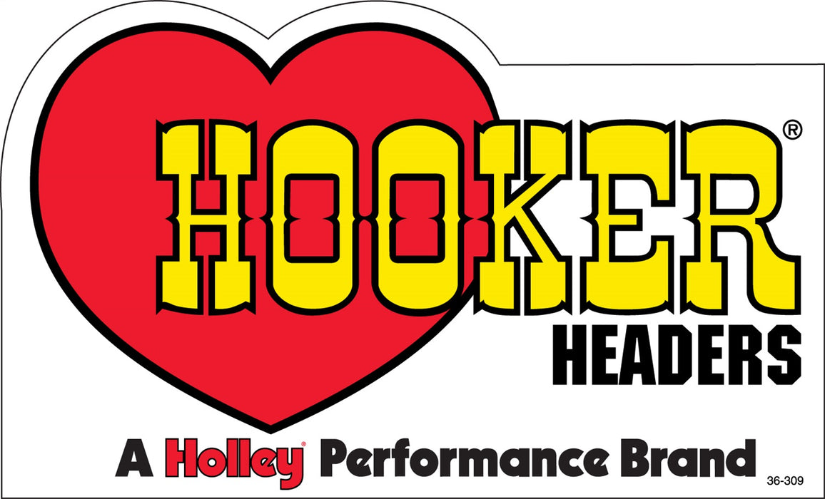 Hooker 36-309 Decal; Hooker Headers Logo; 36 in. Square; - Truck Part Superstore