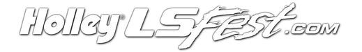 Holley 36-403 Decal; White; Holley LS Fest Windshield; - Truck Part Superstore