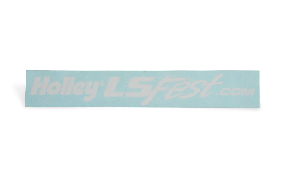 Holley 36-403 Decal; White; Holley LS Fest Windshield; - Truck Part Superstore