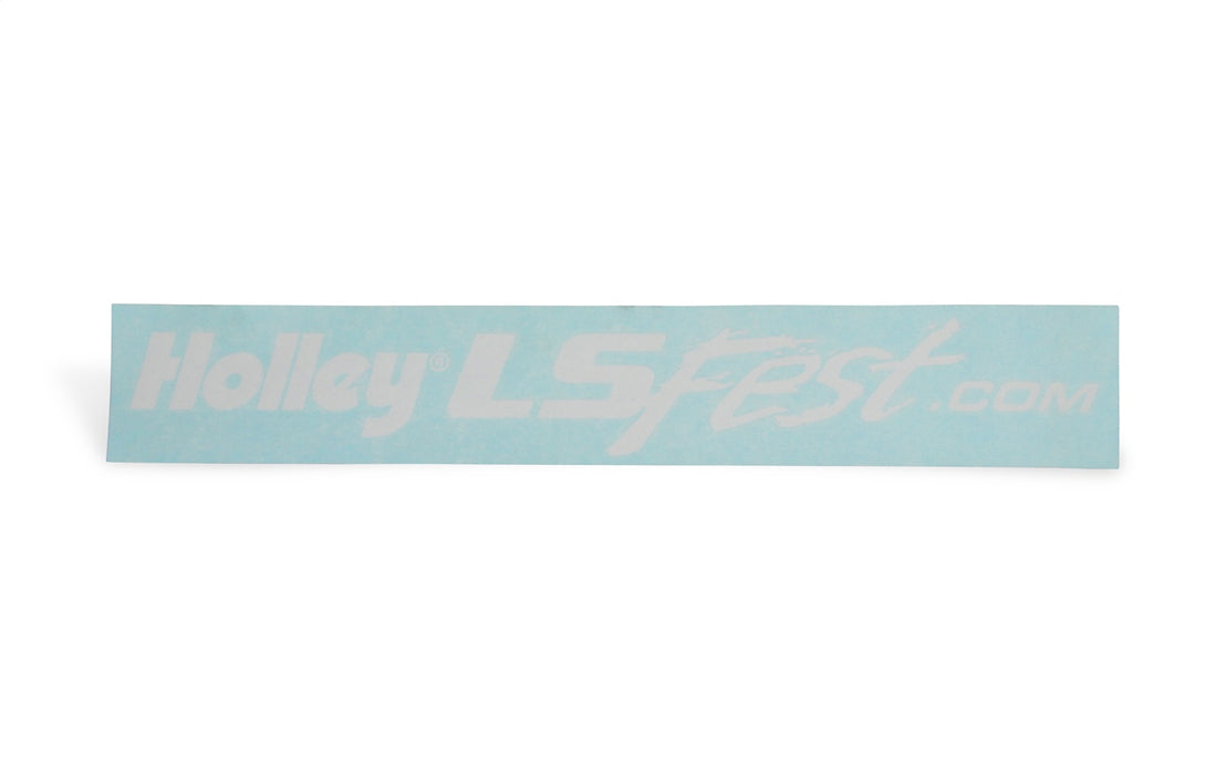 Holley 36-403 Decal; White; Holley LS Fest Windshield; - Truck Part Superstore