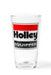 Holley 36-432 Holley Logo Pub Glass; 4 Pack; 16 oz.; Holley Equipped Square Logo On Glasses; - Truck Part Superstore