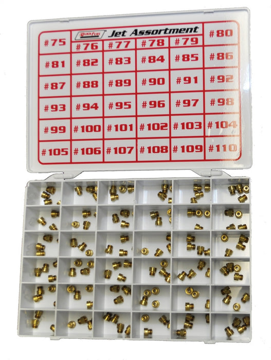 Quick Fuel Technology 36-436QFT Carburetor Main Jet Assortment; Gas Jets; 75-110 Jet Numbers; 4 pc. Each; - Truck Part Superstore