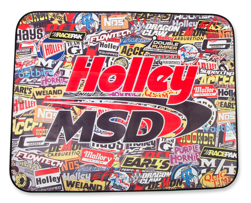 Holley 36-446 Sticker Bomb Tire Shade - Truck Part Superstore