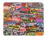 Holley 36-447 Sticker Bomb Mouse Pad; 7.625 in. x 9.5 in.; All Holley/MSD Brands Stickers; - Truck Part Superstore
