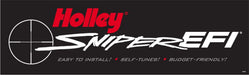 Holley 36-457 Banner; Sniper EFI Logo; 3 ft. x 10 ft.; - Truck Part Superstore