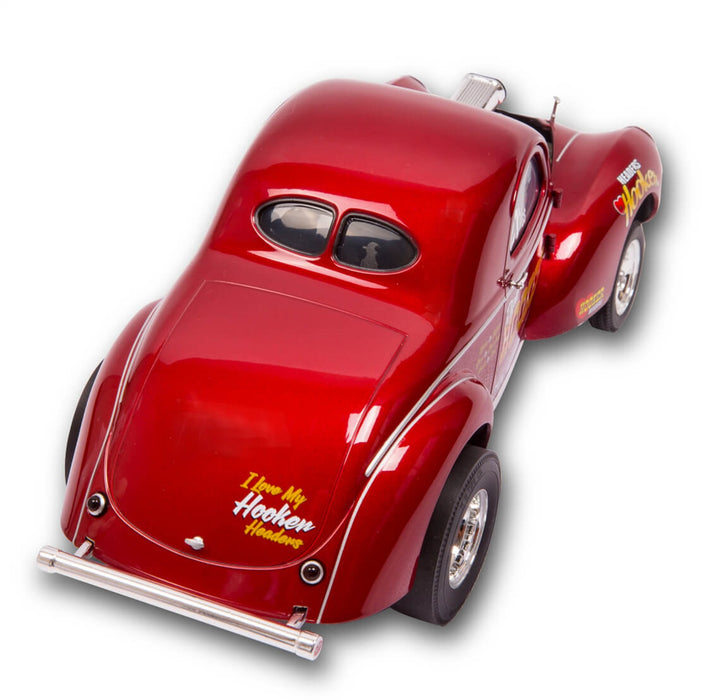 Holley 36-463 1941 Willys Gasser 1:18 Die Cast Model Car; Limited Edition; Red; - Truck Part Superstore