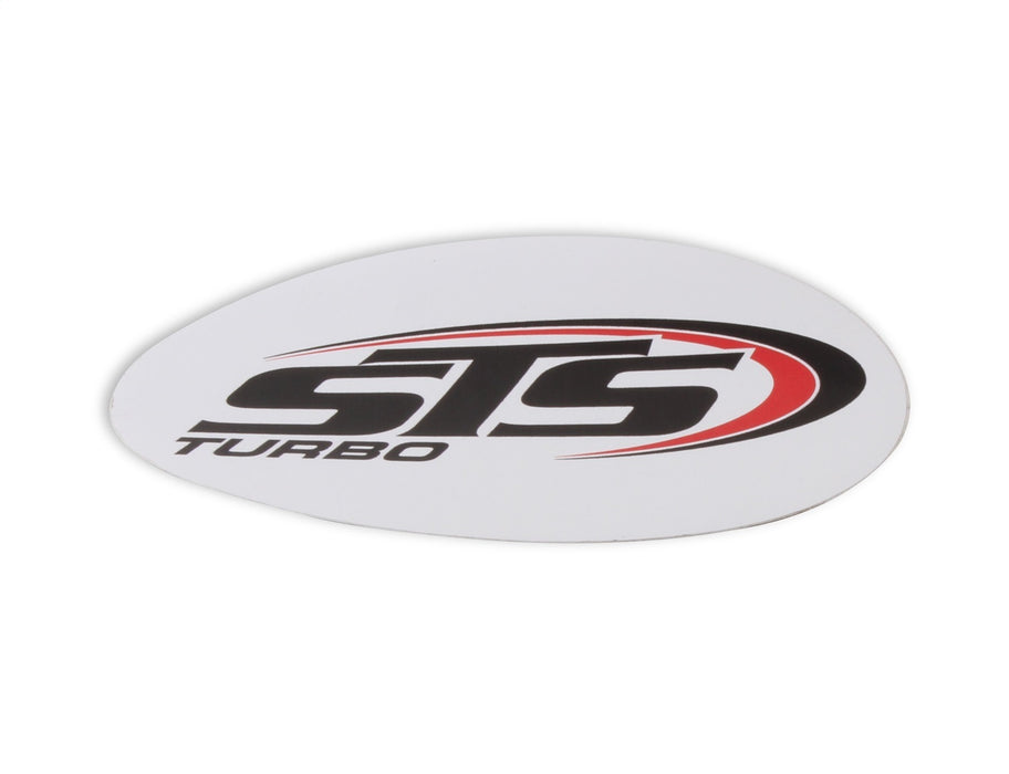 Holley 36-468 STS Turbo Decal; Red/Black; 6.00 in Wide x 4.00 in. Tall; STS Turbo Logo; - Truck Part Superstore