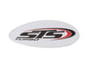 Holley 36-468 STS Turbo Decal; Red/Black; 6.00 in Wide x 4.00 in. Tall; STS Turbo Logo; - Truck Part Superstore