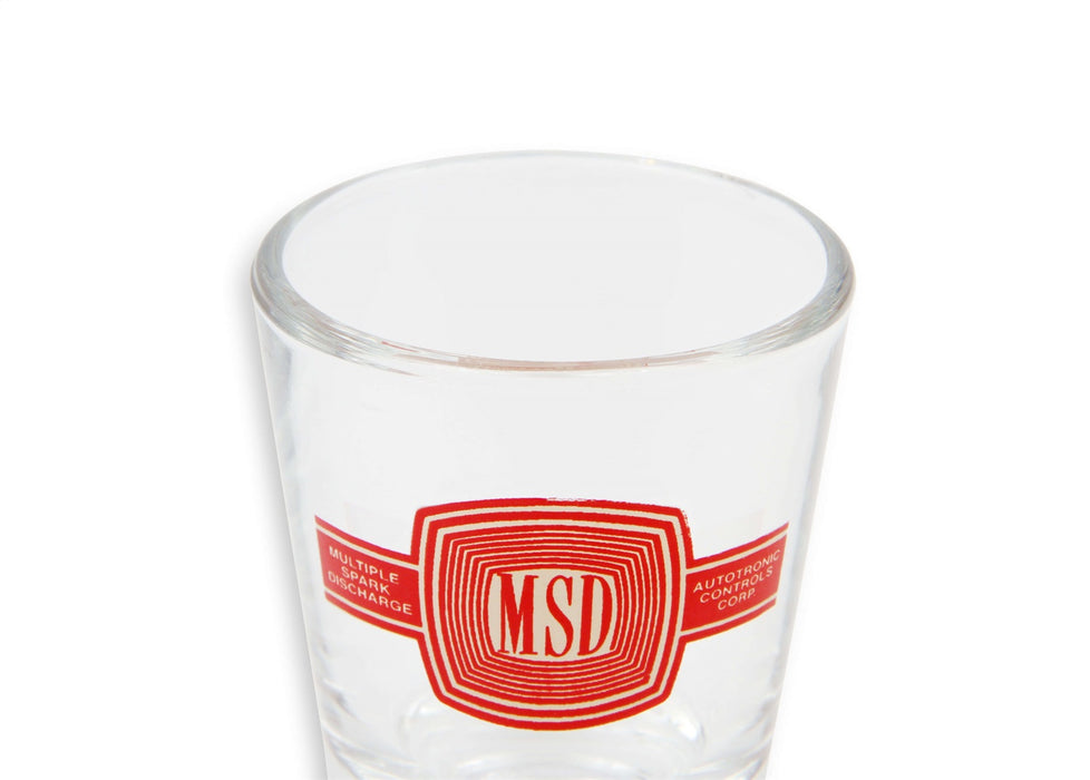 Holley 36-479 Shot Glass; 2 oz.; w/Vintage MSD Logo; Sold Individually; - Truck Part Superstore
