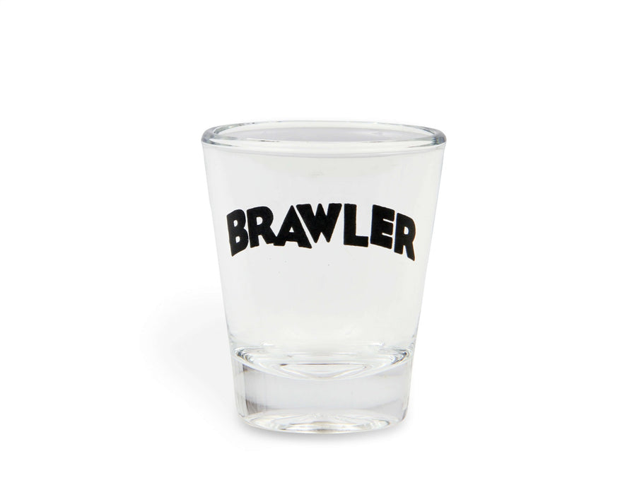 Holley 36-483 Shot Glass; 2 oz.; w/Brawler Logo; Sold Individually; - Truck Part Superstore