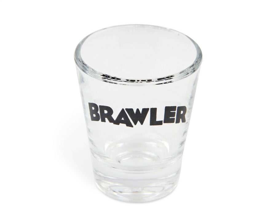 Holley 36-483 Shot Glass; 2 oz.; w/Brawler Logo; Sold Individually; - Truck Part Superstore