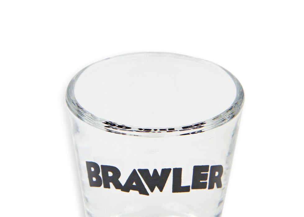 Holley 36-483 Shot Glass; 2 oz.; w/Brawler Logo; Sold Individually; - Truck Part Superstore