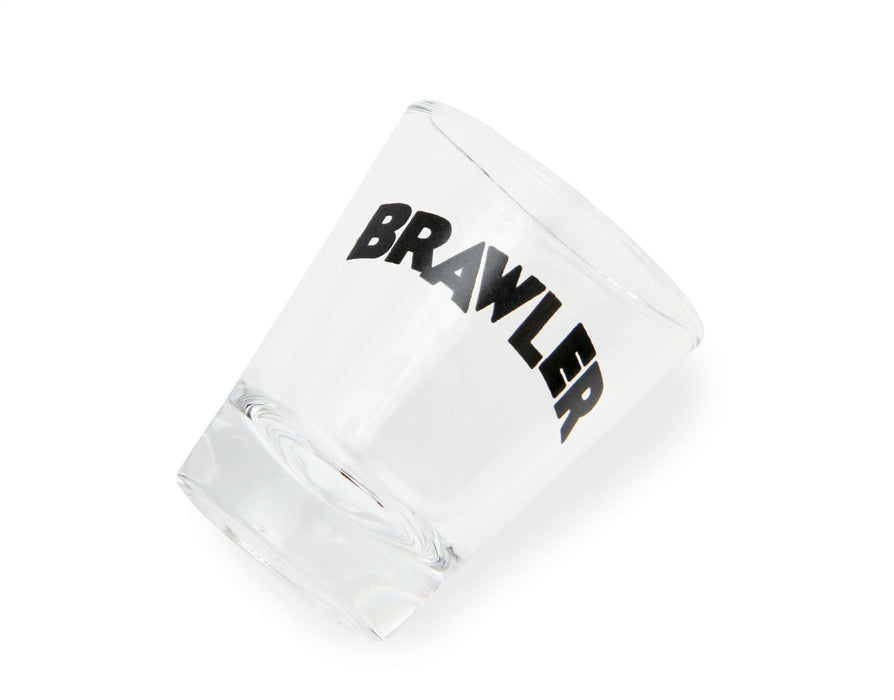 Holley 36-483 Shot Glass; 2 oz.; w/Brawler Logo; Sold Individually; - Truck Part Superstore