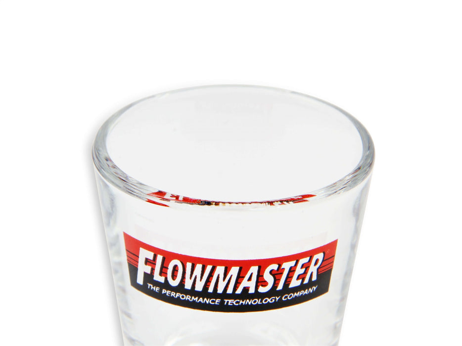 Holley 36-485 Shot Glass; 2 oz.; w/Flowmaster Logo; Sold Individually; - Truck Part Superstore