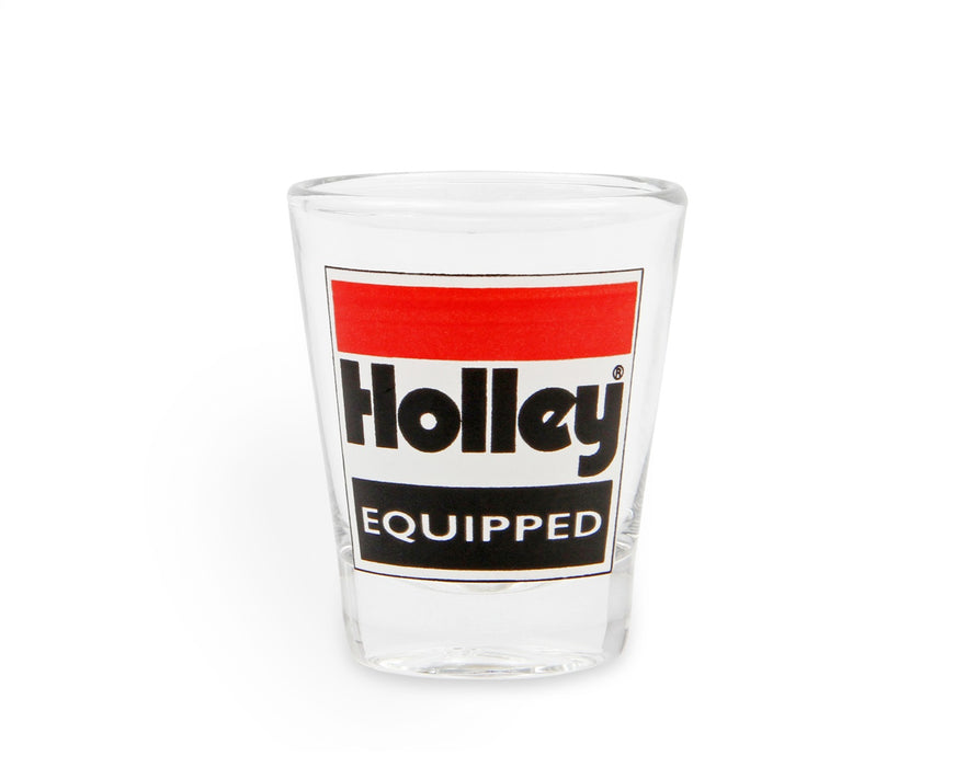 Holley 36-487 Shot Glass; 2 oz.; w/Holley Equipped Logo; Sold Individually; - Truck Part Superstore