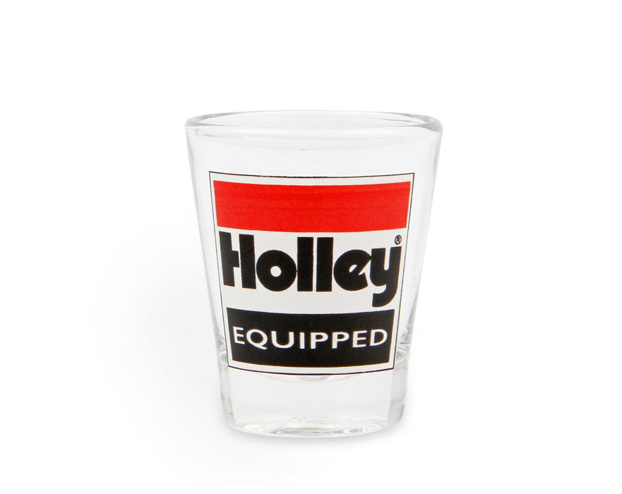 Holley 36-487 Shot Glass; 2 oz.; w/Holley Equipped Logo; Sold Individually; - Truck Part Superstore