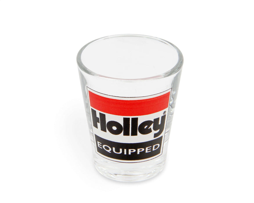 Holley 36-487 Shot Glass; 2 oz.; w/Holley Equipped Logo; Sold Individually; - Truck Part Superstore