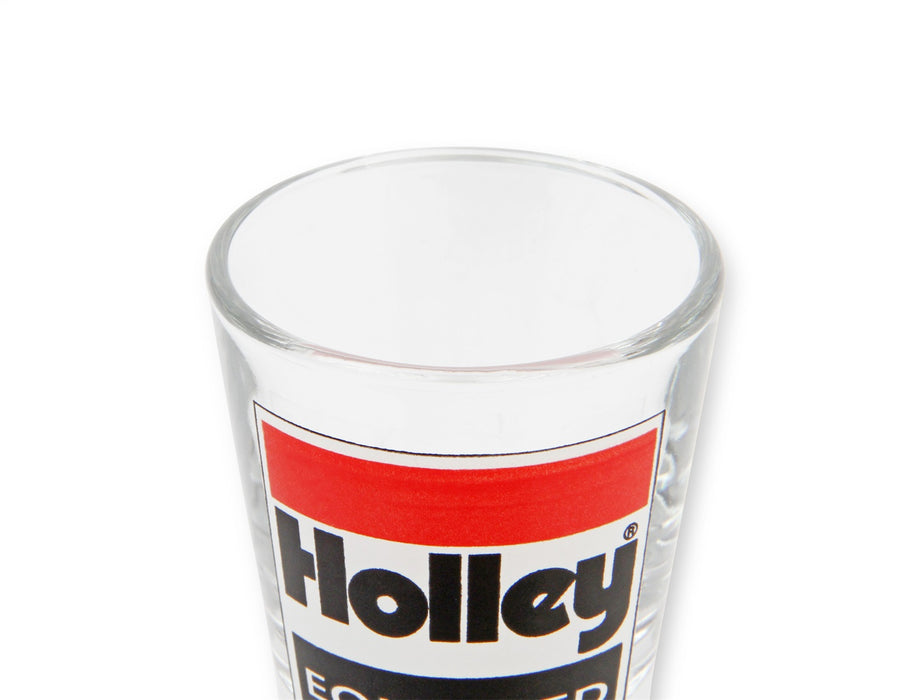 Holley 36-487 Shot Glass; 2 oz.; w/Holley Equipped Logo; Sold Individually; - Truck Part Superstore