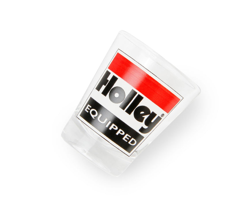 Holley 36-487 Shot Glass; 2 oz.; w/Holley Equipped Logo; Sold Individually; - Truck Part Superstore