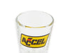 Holley 36-491 Shot Glass; 2 oz.; w/Accel Logo; Sold Individually; - Truck Part Superstore