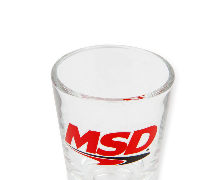 Holley 36-492 Shot Glass; 2 oz.; w/Modern MSD Logo; Sold Individually; - Truck Part Superstore