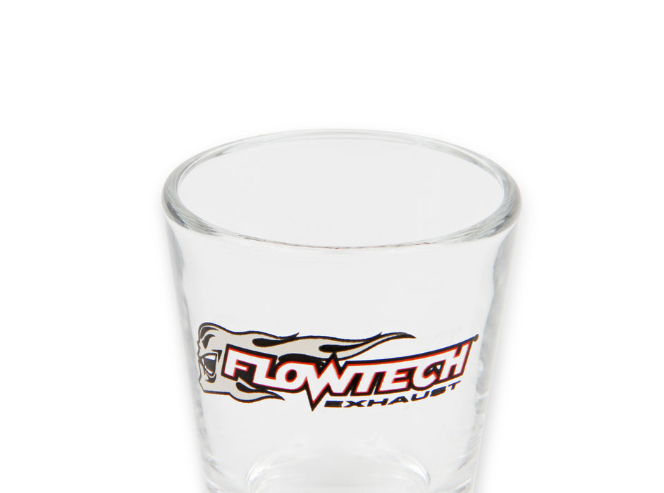 Holley 36-495 Shot Glass; 2 oz.; w/Flowtech Logo; Sold Individually; - Truck Part Superstore