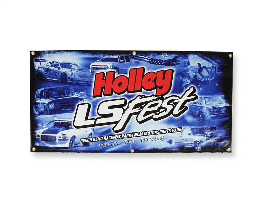 Holley 36-501 Banner; LS Fest; Height 24 in. X Length 48 in.; - Truck Part Superstore