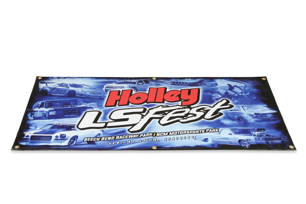 Holley 36-501 Banner; LS Fest; Height 24 in. X Length 48 in.; - Truck Part Superstore