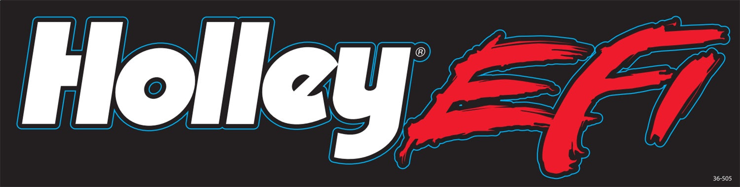 Holley EFI 36-505 Decal; 10 X 44 in.; Holley EFI Die Cut; - Truck Part Superstore