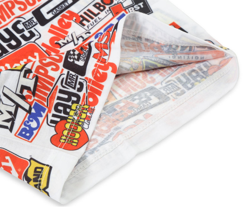 Holley 36-514 Holley Neck Gaiter; Stickerbomb; White; - Truck Part Superstore