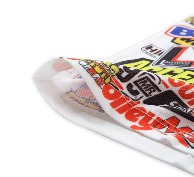 Holley 36-514 Holley Neck Gaiter; Stickerbomb; White; - Truck Part Superstore