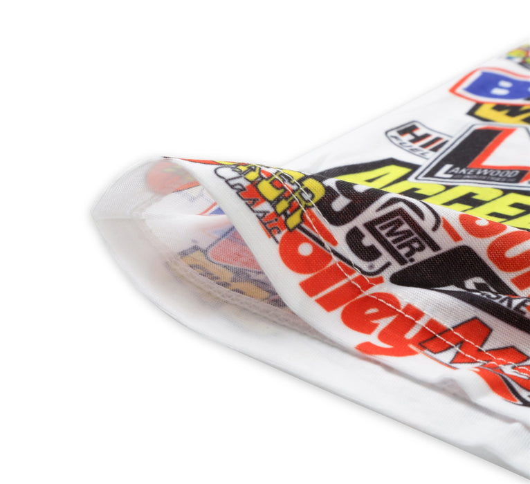 Holley 36-514 Holley Neck Gaiter; Stickerbomb; White; - Truck Part Superstore