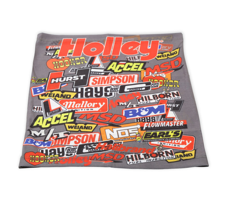 Holley 36-515 Holley Neck Gaiter; Stickerbomb; Gray; - Truck Part Superstore