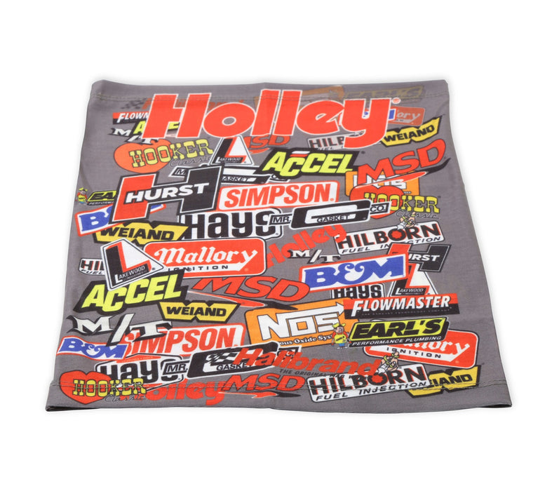Holley 36-515 Holley Neck Gaiter; Stickerbomb; Gray; - Truck Part Superstore