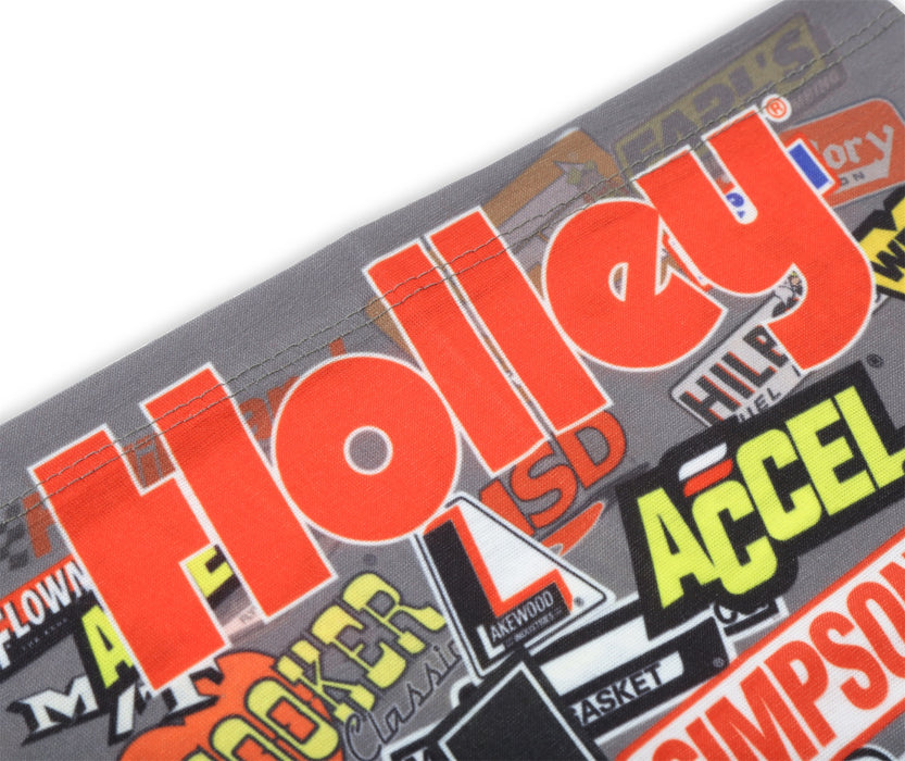 Holley 36-515 Holley Neck Gaiter; Stickerbomb; Gray; - Truck Part Superstore