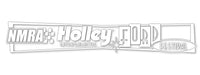 Holley 36-517 Decal; Ford Fest Windshield; White; 31.22 in. X 5 in.; - Truck Part Superstore
