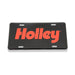 Holley 36-525 License Plate Bracket; Standard 12 in. X  6 in.; Holley Logo High Gloss; - Truck Part Superstore