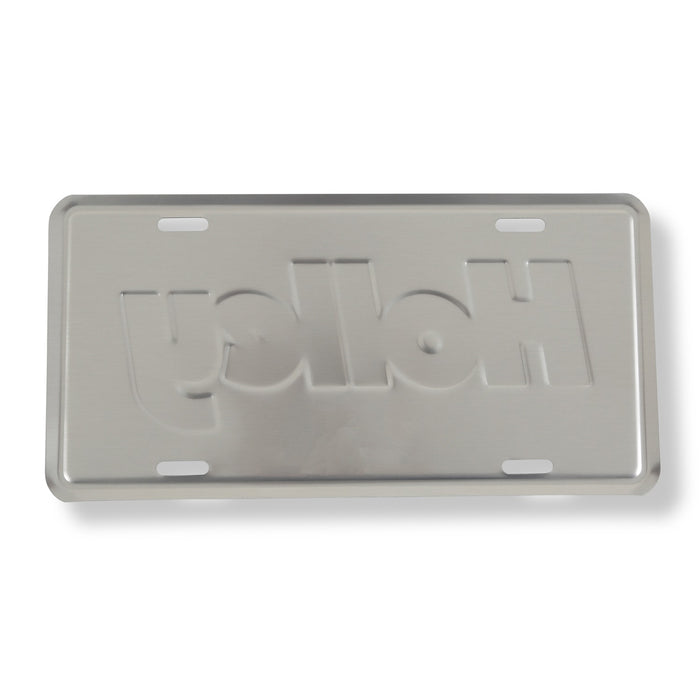 Holley 36-525 License Plate Bracket; Standard 12 in. X  6 in.; Holley Logo High Gloss; - Truck Part Superstore
