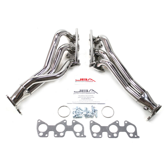 JBA Racing Headers 36035S-2 11-15 Toyota 4.0L 304SS w/air injection - Truck Part Superstore